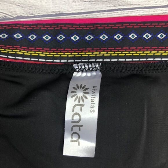 Kiwitata Patterned Band Low Rise Bikini Bottom Size L NWOT - Picture 5 of 6